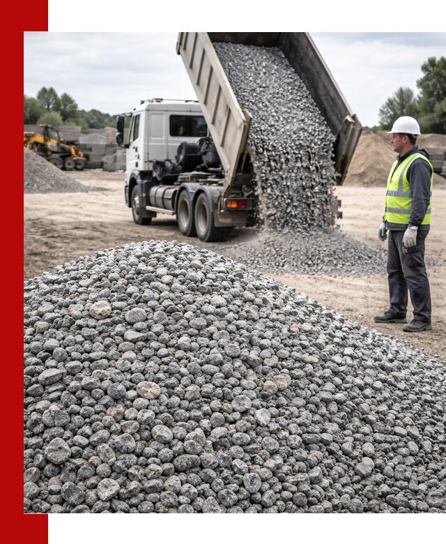 Доставка и продажа гранитного щебня фракции 5-20 в Томске