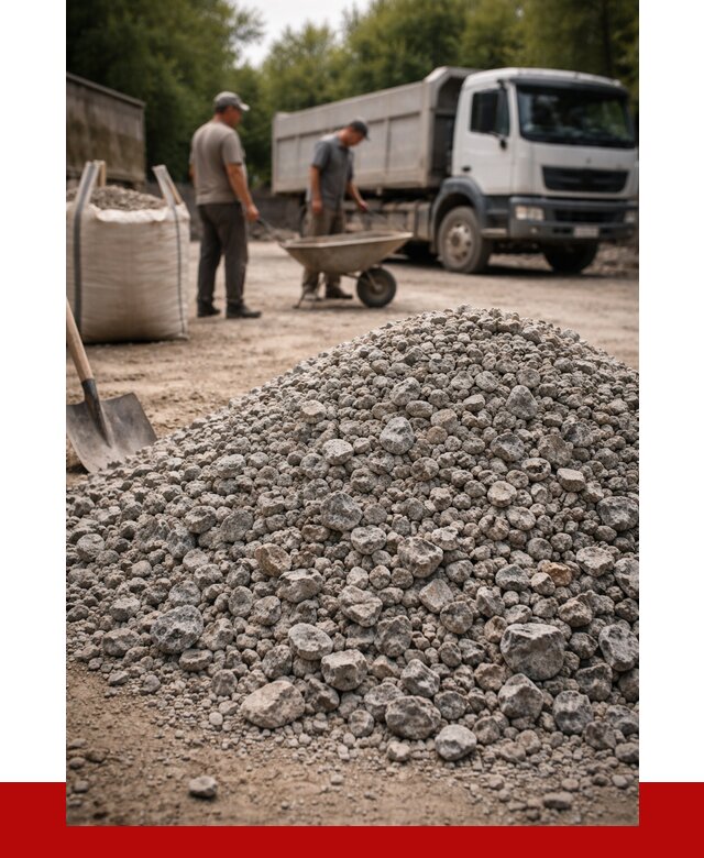 Гранитный щебень фракция 20-40 в Томске от 3497 руб. ПРОНЕРУДТмс