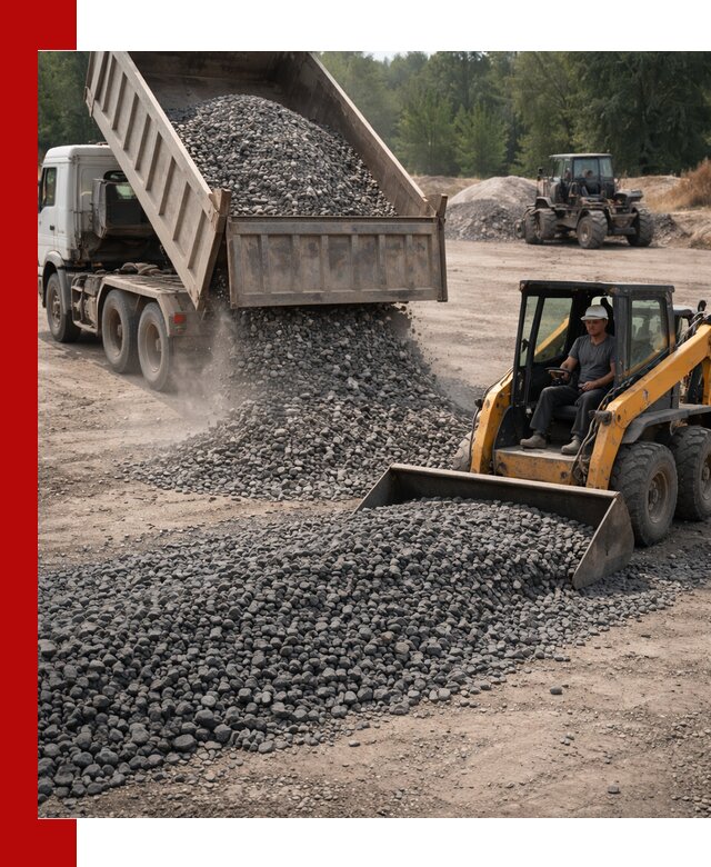 Гранитный щебень фракция 40-70 с доставкой в Томске