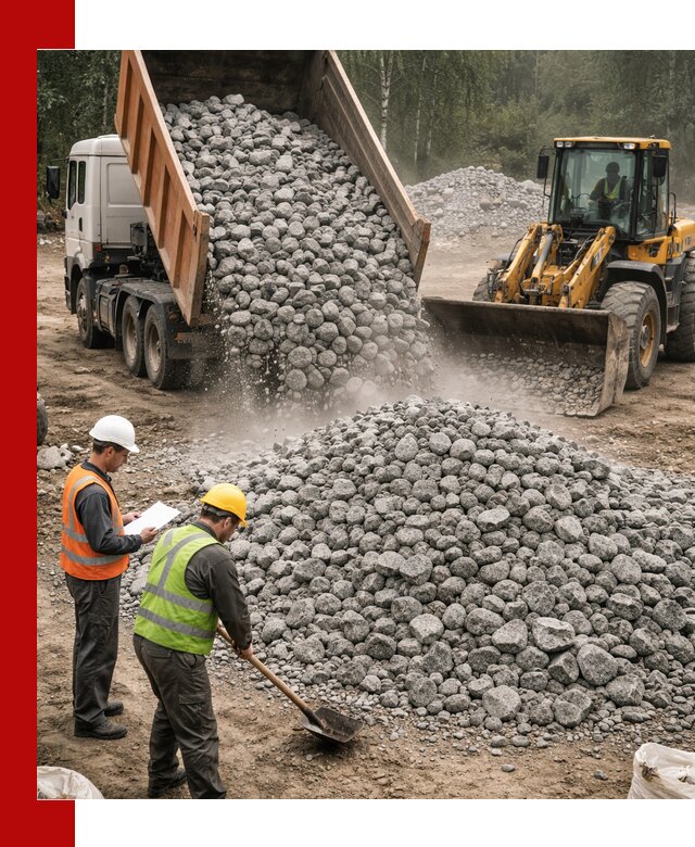 Гранитный щебень фракция 70-150 доставка в Томске