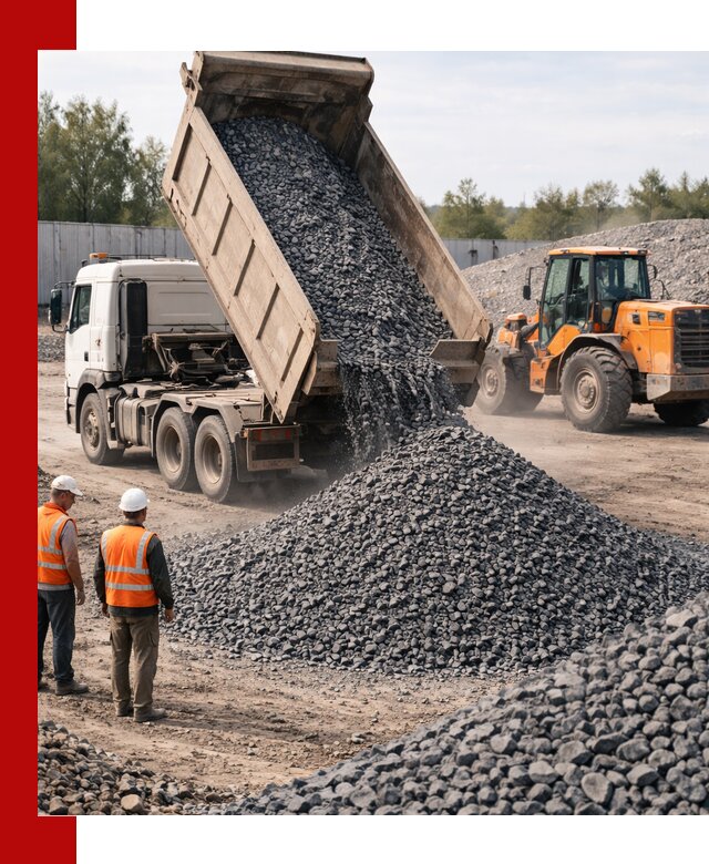 Доставка и продажа щебня габбро-диабаза в Томске