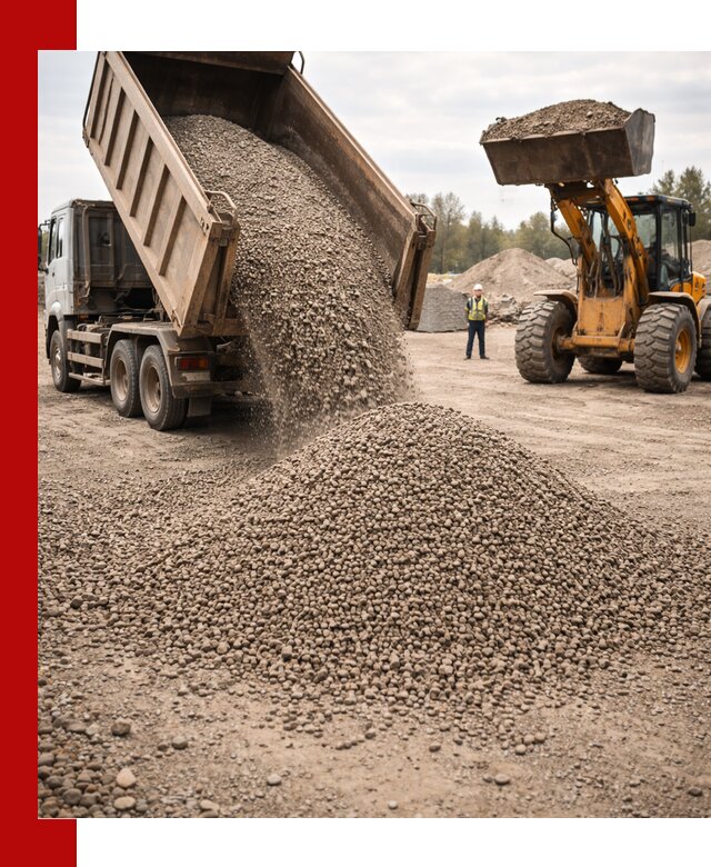 Гравийный щебень фракция 3–10 с доставкой в Томске