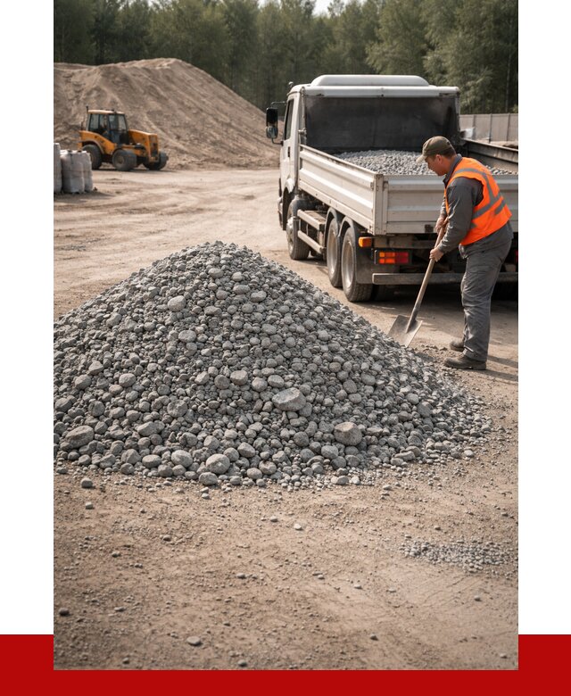 Гравийный щебень фракция 5-10 в Томске от 2404 р. | ПРОНЕРУДТмс