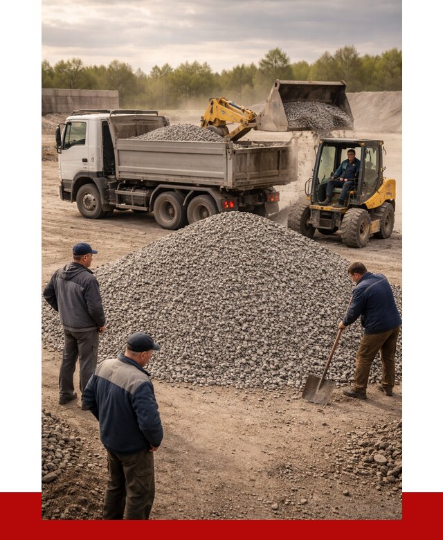 Гравийный щебень фракция 5-20 в Томске от 2622 р. ПРОНЕРУДТмс