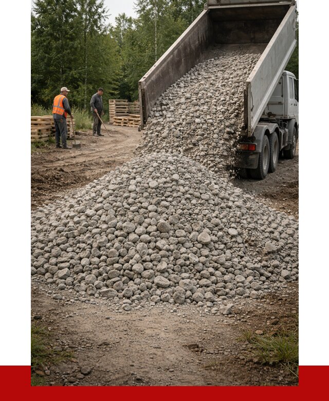 гравийный щебень фракция 70-120 в Томске от 2677 р. ПРОНЕРУДТмс