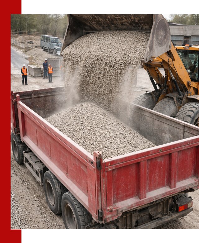 Купить известняковый щебень фракции 0-5 с доставкой в Томске