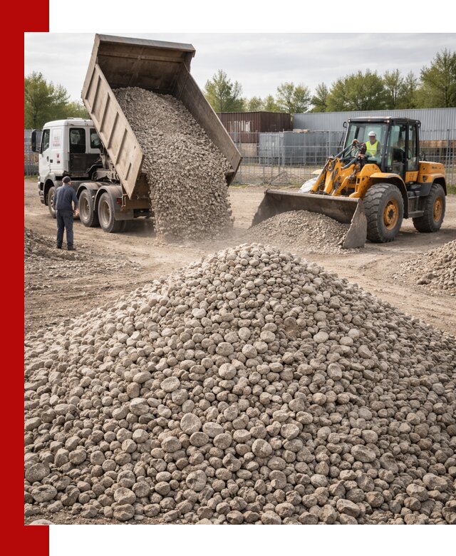 Доломитовый щебень фракции 20–41 с доставкой в Томске