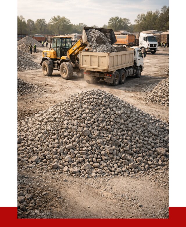 Вторичный щебень фракция 40-70 в Томске от 1901 р, ПРОНЕРУДТмс