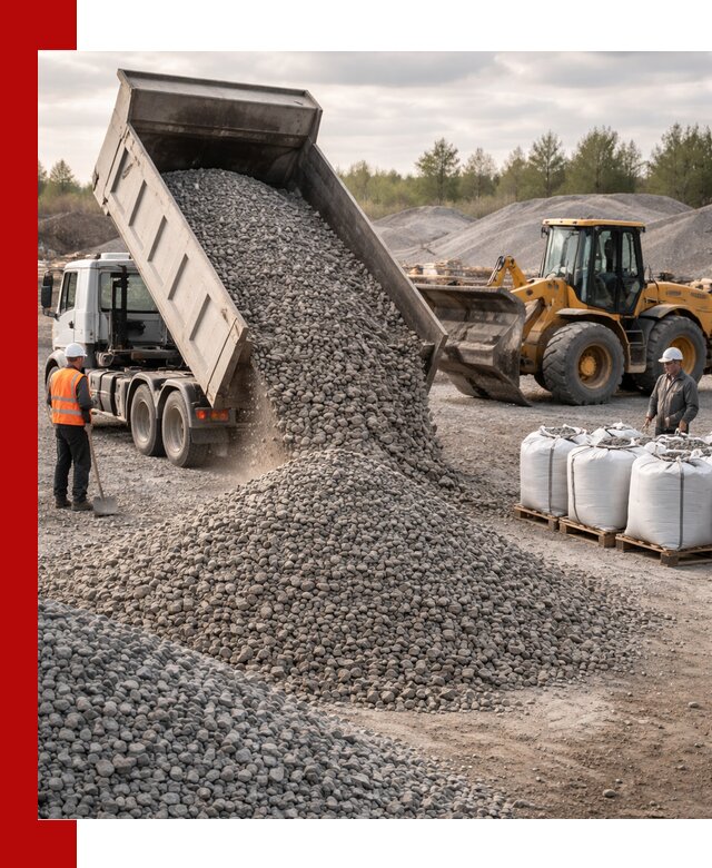 Бетонный щебень фракция 5–20 с доставкой в Томске