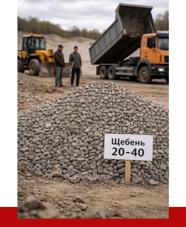 Бетонный щебень фракция 20-40 в Томске от 2677 р. | ПРОНЕРУДТмс