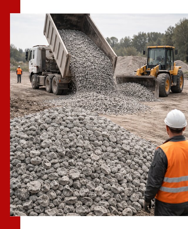 Доставка бетонного щебня фракции 20-40 в Томске