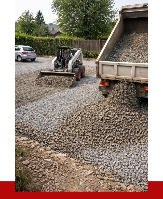 Щебень для парковки в Томске с доставкой от 1311 р.| ПРОНЕРУДТмс