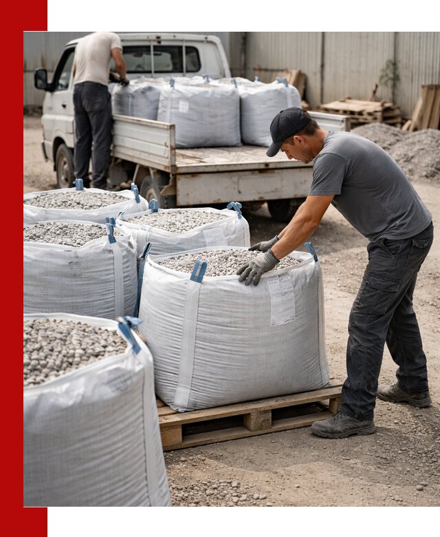 Доставка щебня в мешках по выгодным ценам в Томске