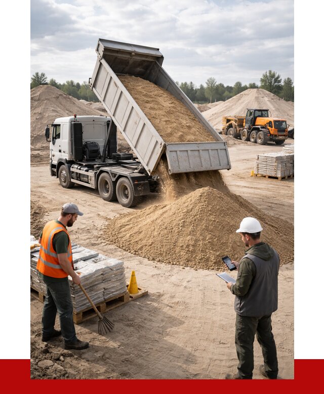 Карьерный песок с доставкой в Томске от 3934 р. ПРОНЕРУДТмс
