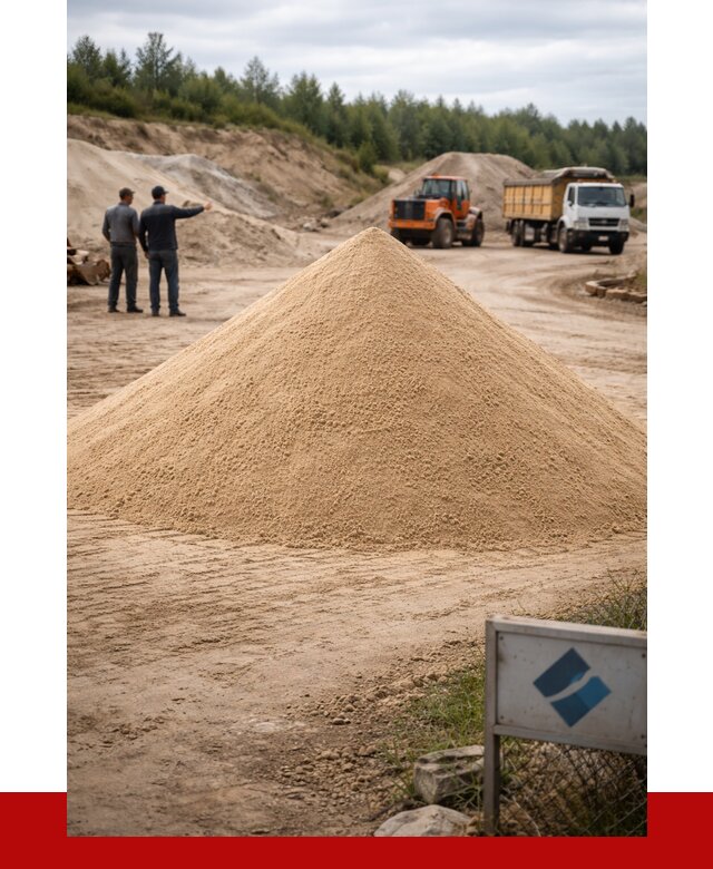 Карьерный песок навалом в Томске от 1967 р. | ПРОНЕРУДТмс