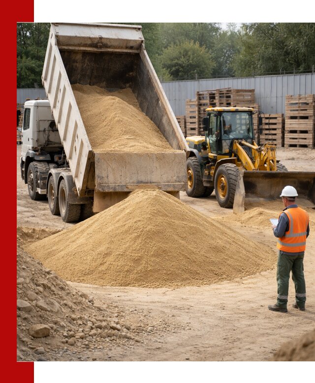 Доставка карьерного мелкозернистого песка в Томске