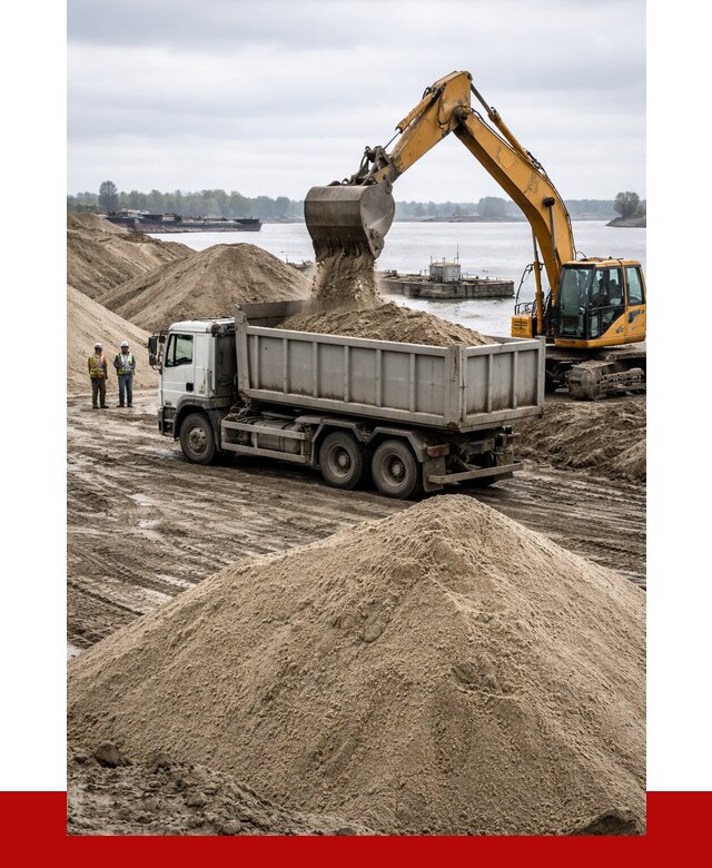 Купить речной песок навалом в Томске от 1967 р., ПРОНЕРУДТмс