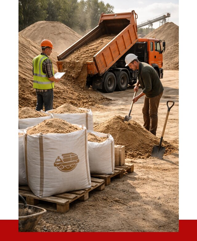 Строительный песок в Томске от 2404 р. с доставкой, ПРОНЕРУДТмс