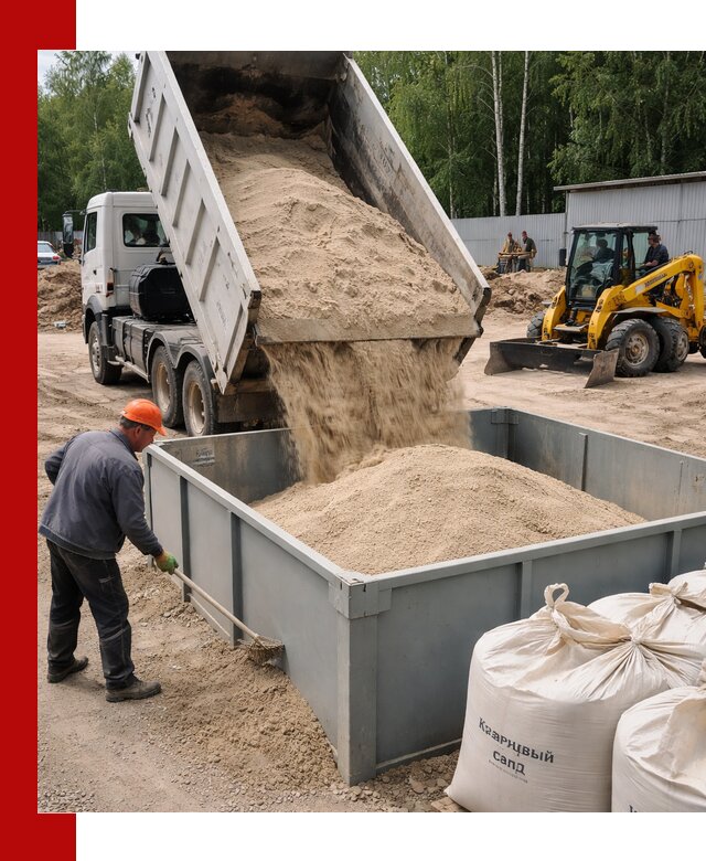 Кварцевый песок для фильтра в Томске — доставка и качество