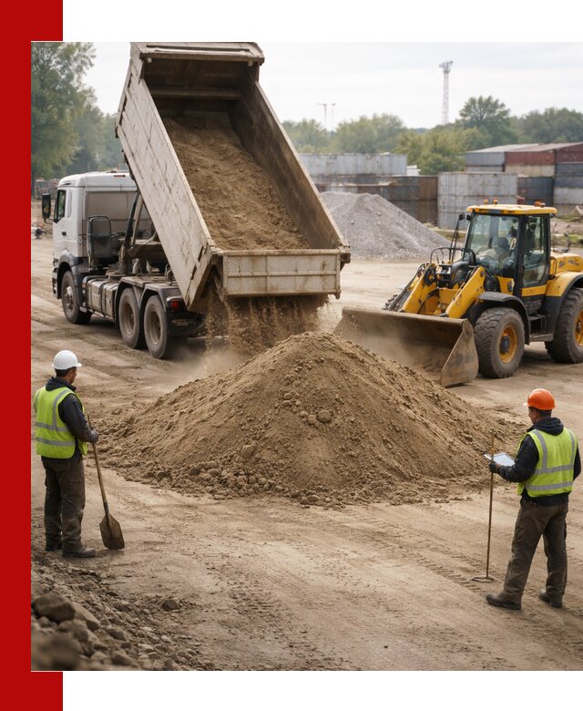 Доставка и продажа пескогрунта оптом и в розницу в Томске