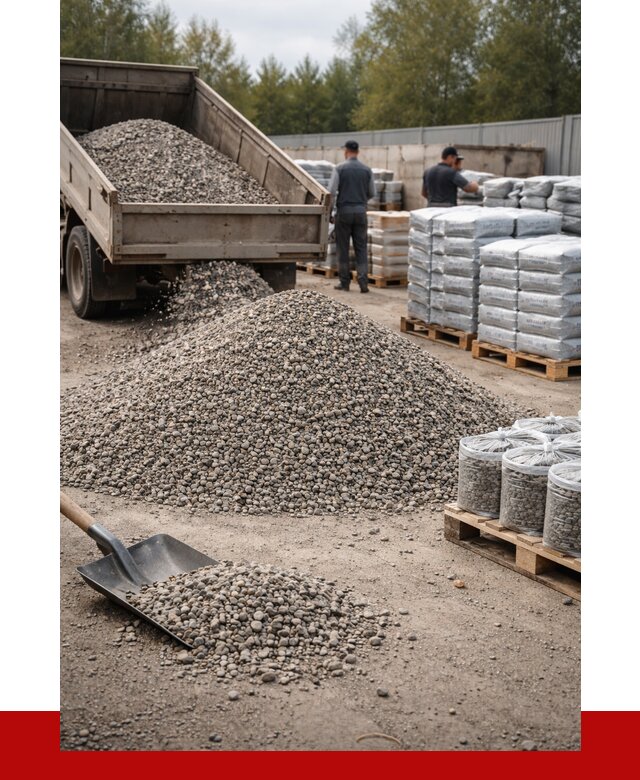 Гравий фракция 5-20 в Томске купить от 2513 р. ПРОНЕРУДТмс