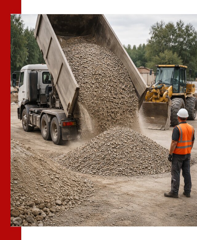 Доставка щпс в Томске — щебеночно-песчаная смесь под заборы и дорожки