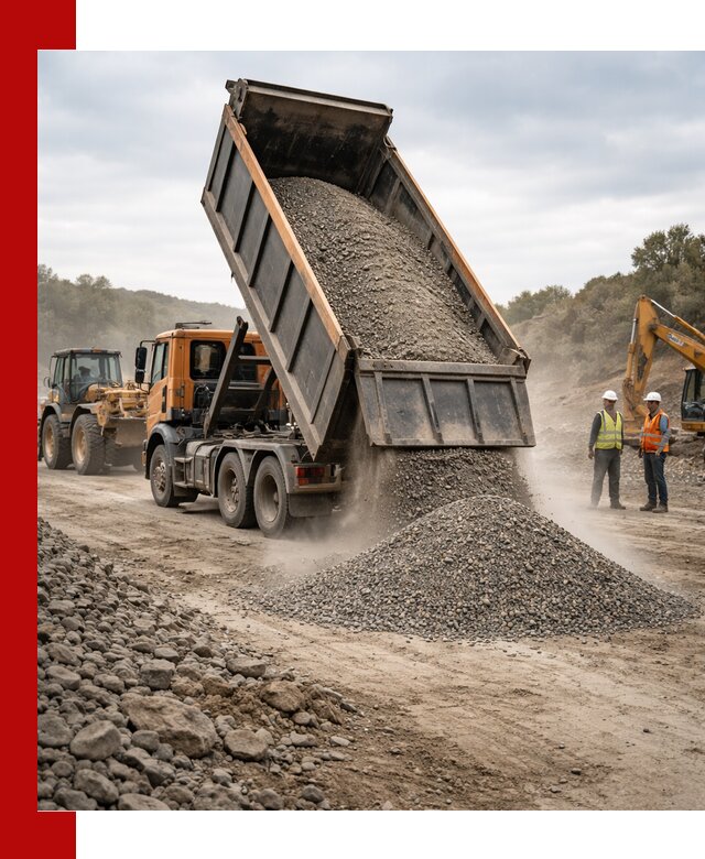 Щебёночно-песчаная смесь ЩПС С1 с доставкой в Томске