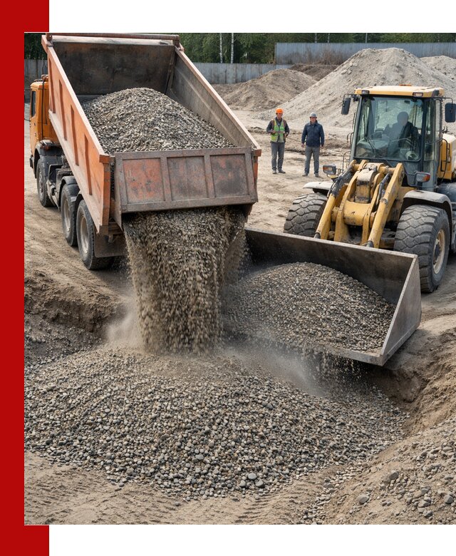 Доставка щпс С9 самосвалами по выгодным тарифам в Томске