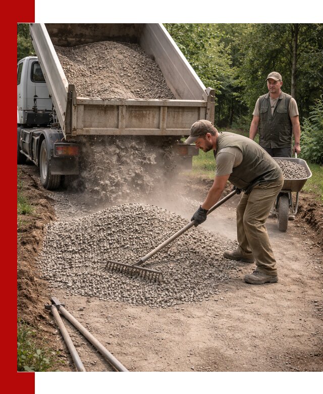 Каменная крошка для дорожек с доставкой в Томске