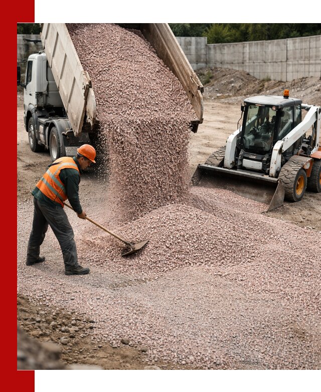 Крошка розовый гранит с доставкой в Томске от производителя