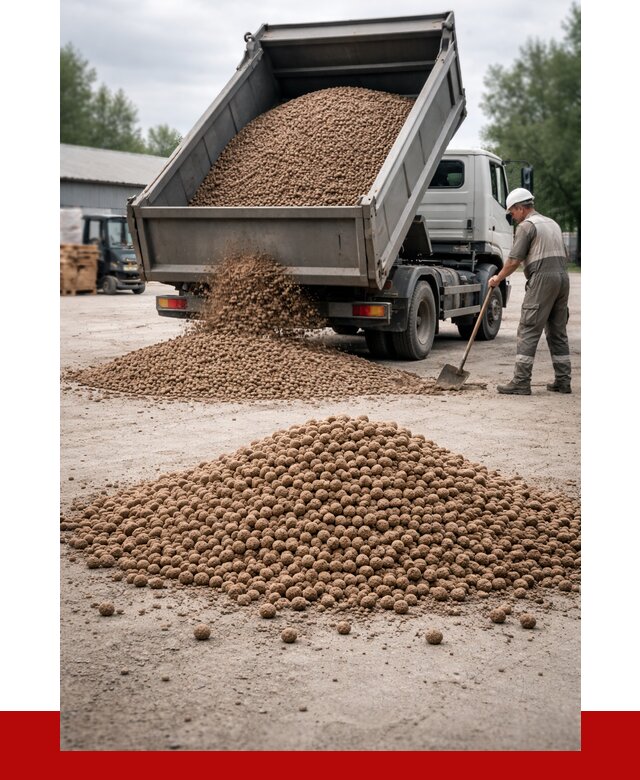 Керамзит с доставкой в Томске от 4589 р. за м3 | ПРОНЕРУДТмс