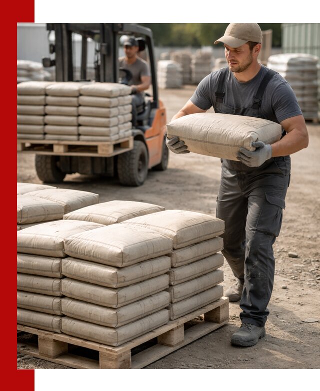 Доставка цемента в мешках оптом и в розницу в Томске