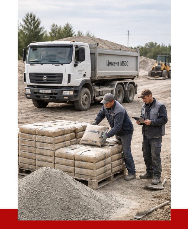 Купить цемент м500 с доставкой в Томске от 5682 р. | ПРОНЕРУДТмс