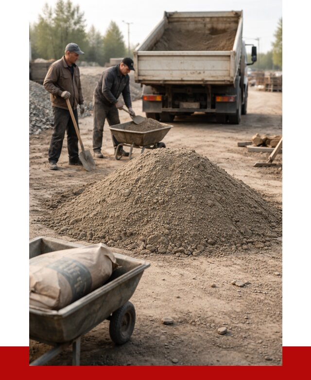 Цементно-песчаная смесь М150 в Томске от 5136 р. | ПРОНЕРУДТмс