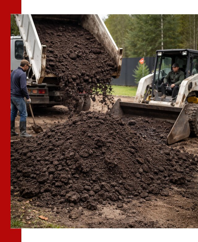Плодородный грунт с доставкой в Томске для садов и огородов