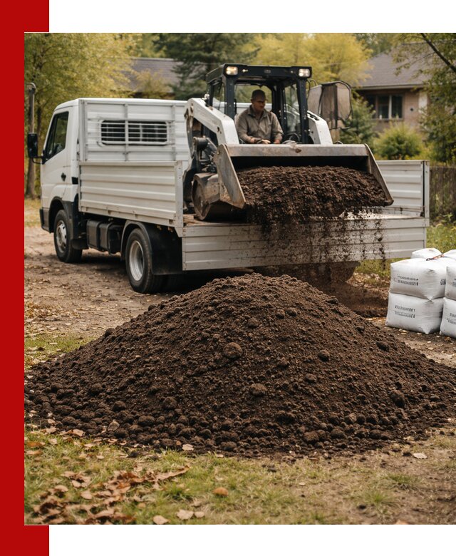Доставка садовой земли в больших объёмах в Томске