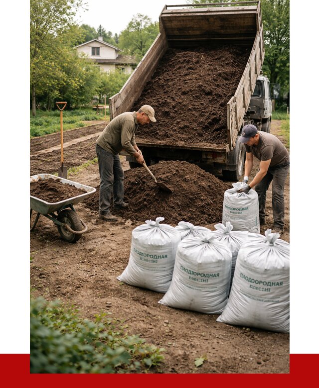 Плодородная смесь в Томске от 4589 р./куб с доставкой | ПРОНЕРУДТмс