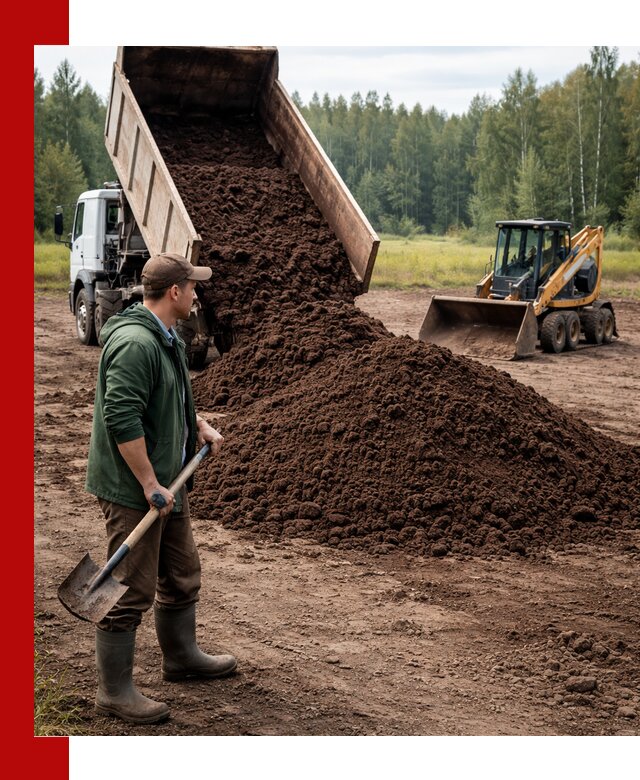 Купить верховой торф с доставкой в Томске для садоводства и растений