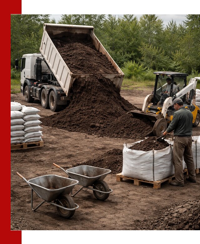 Доставка и продажа торфогрунта в Томске оптом и в розницу