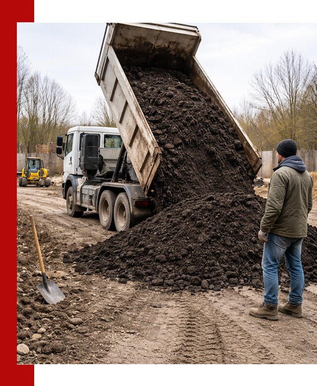 Доставка чернозема навалом в Томске быстро и выгодно