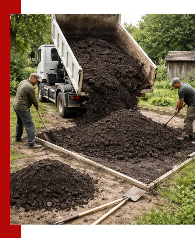 Купить чистый чернозем для огорода с доставкой в Томске