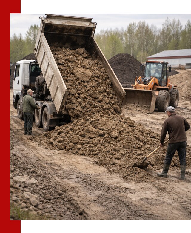 Доставка глин и суглинков в Томске оптом и вкрай