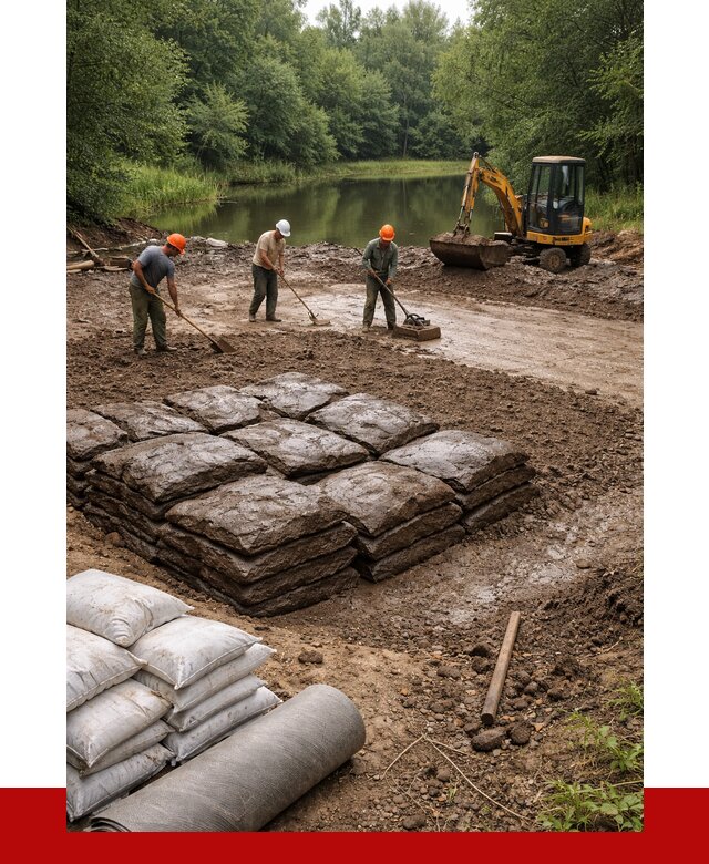 Купить глину для пруда в Томске от 4917 р. с доставкой | ПРОНЕРУДТмс