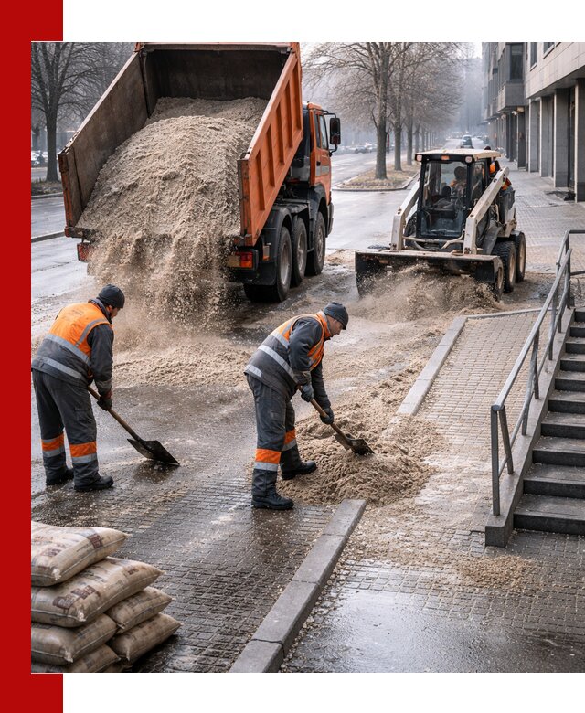 Поставка противогололедных материалов в Томске
