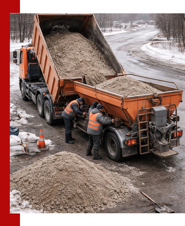 Поставка и вывоз пескосоля в Томске оптом и в розницу