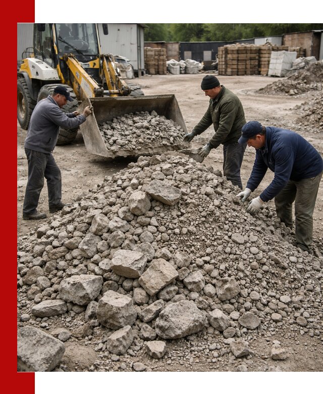 Демонтаж и вывоз бой бетона в Томске