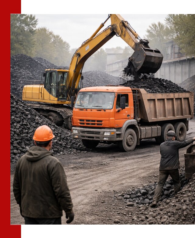 Доставка угля автотранспортом в Томске быстро и выгодно