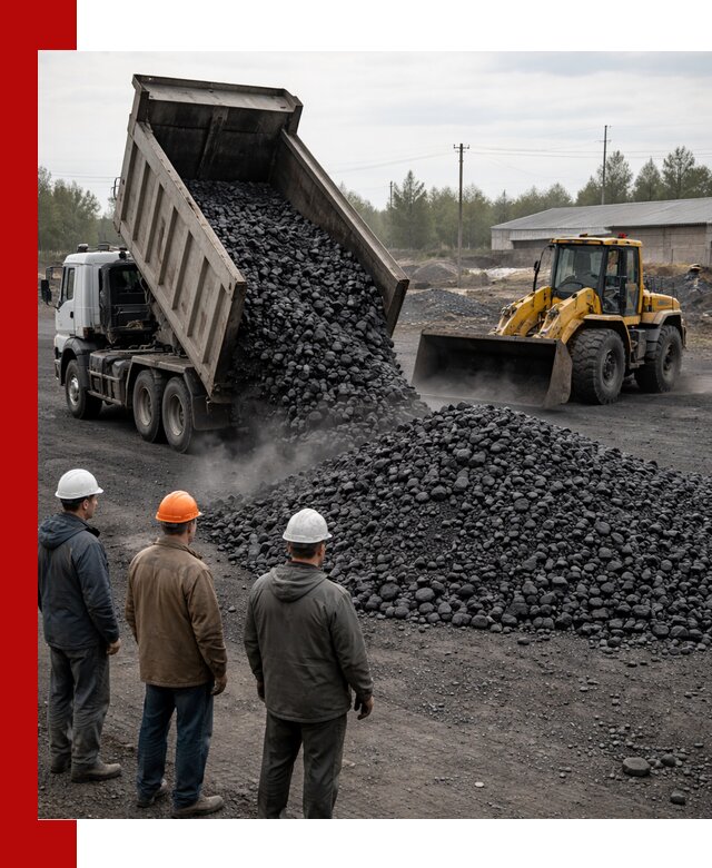 Доставка угля антрацита в Томске с самосвалами и погрузкой