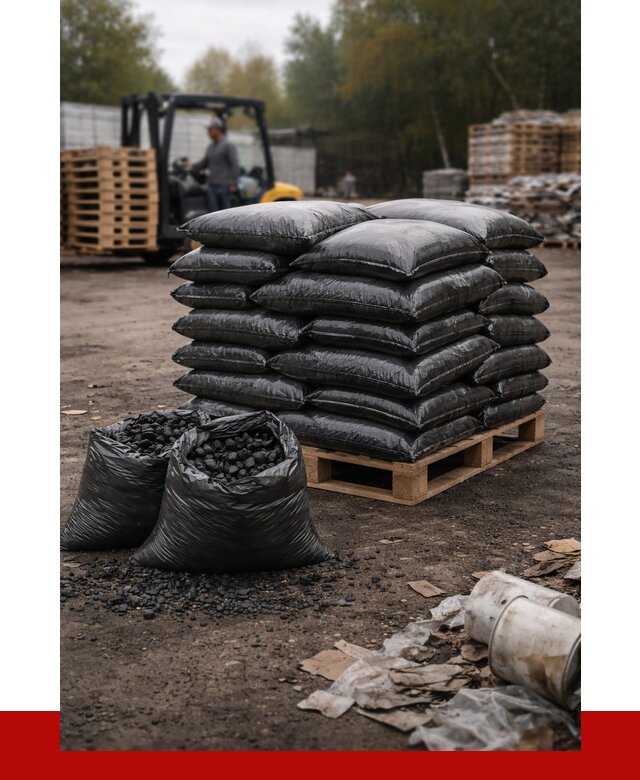 Купить уголь в мешках с доставкой в Томске от 8195 р. | ПРОНЕРУДТмс