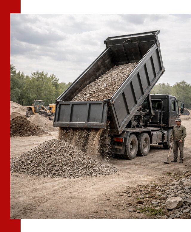 Доставка самосвалом 30 м3 по выгодным ценам в Томске